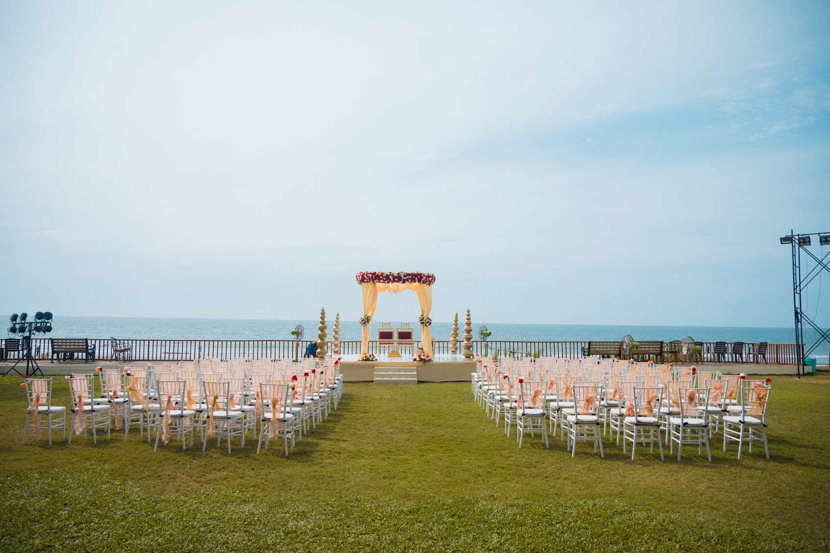 Luxury wedding reception decor