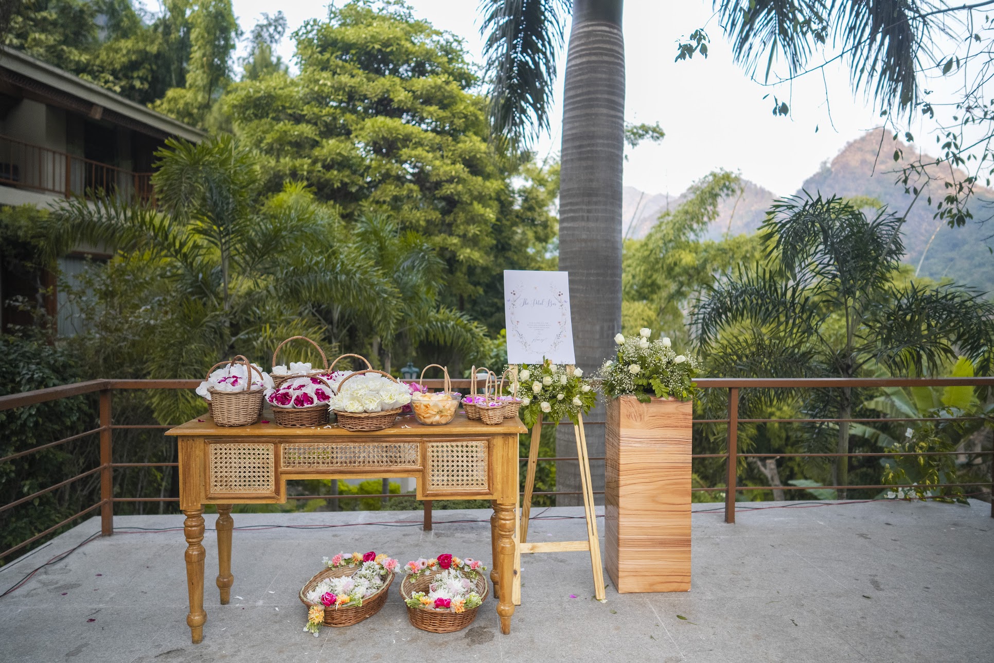 Wedding stage decoration